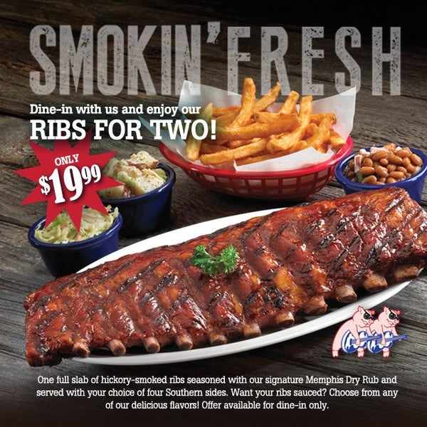 Ribs for 2 Special is Back!