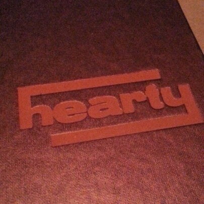 Photo taken at Hearty by Jonathan F. on 11/17/2012