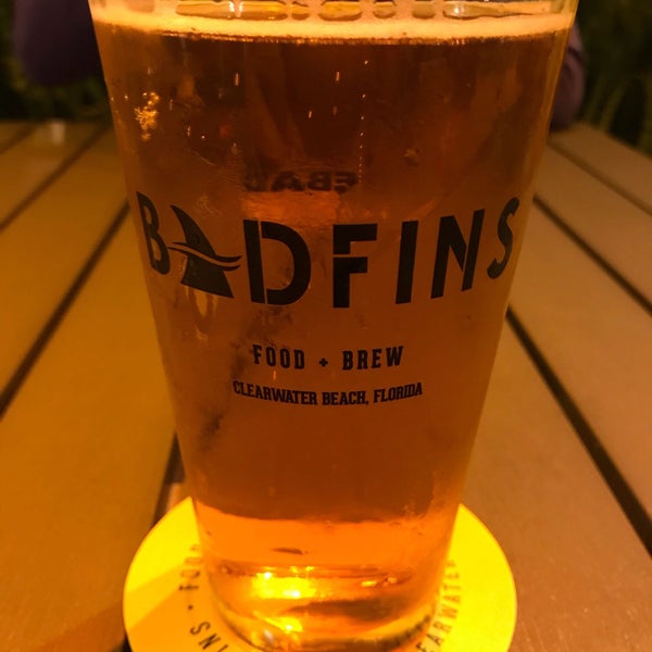 Photo taken at Badfins Food + Brew by Patrick R. on 2/4/2018