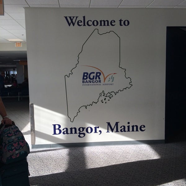 Снимок сделан в Bangor International Airport (BGR) пользователем Lionel Brahim B. 11/10/2016