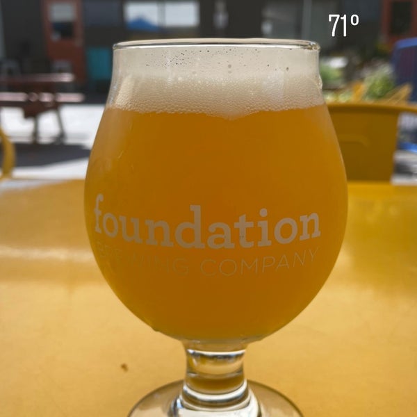 Photo taken at Foundation Brewing Company by Chrissy T. on 9/10/2021