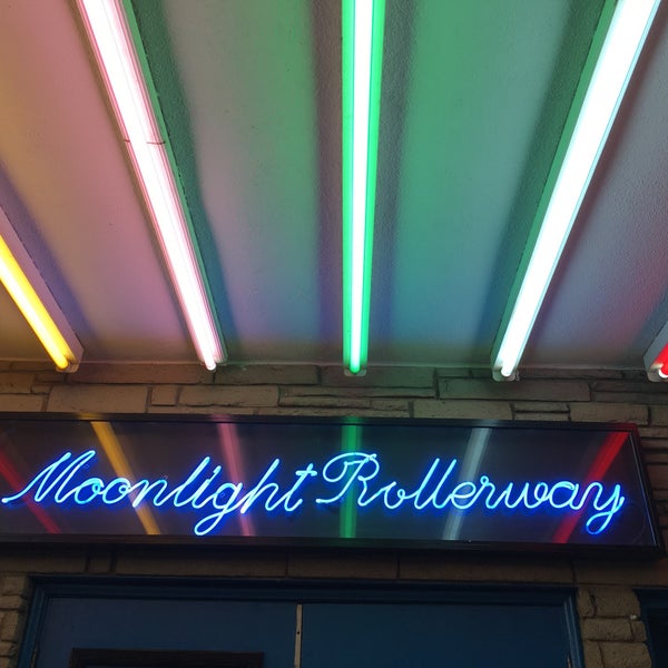 Photo taken at Moonlight Rollerway by Vanessa S. on 8/23/2016