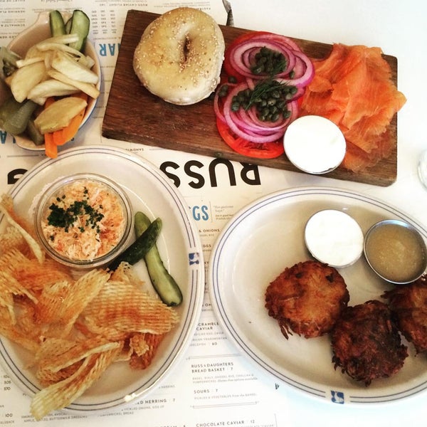 Photo taken at Russ &amp; Daughters Café by Angelina on 7/11/2015