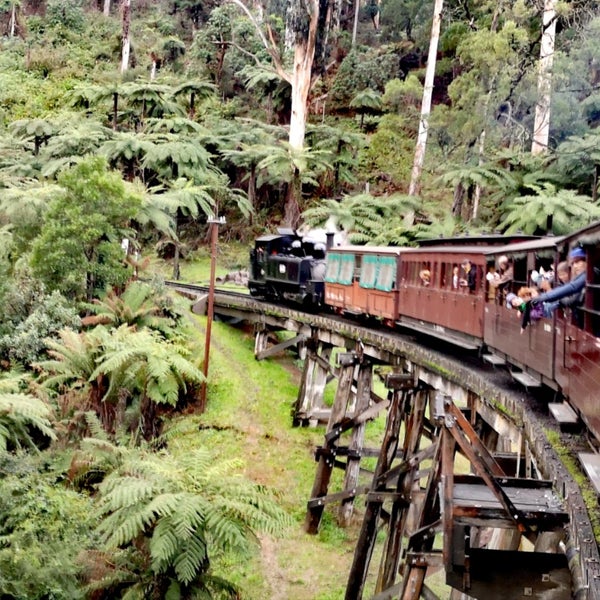 Photo taken at Belgrave Station - Puffing Billy Railway by Yew S. on 7/12/2019