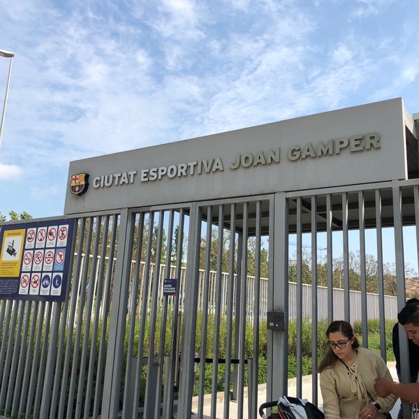 Photo taken at Ciutat Esportiva Joan Gamper FCBarcelona by Abdulrahman on 5/18/2018