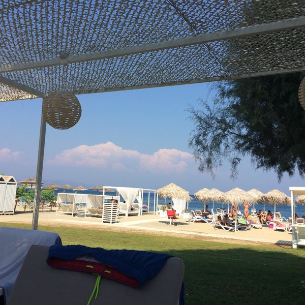 8/24/2016 tarihinde Mehmet K.ziyaretçi tarafından Ammos Beach Bar Kos'de çekilen fotoğraf