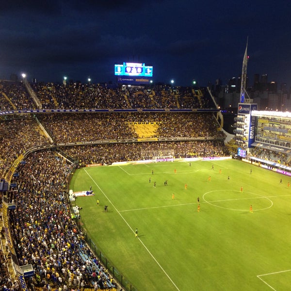 Photo taken at Estadio Alberto J. Armando &quot;La Bombonera&quot; (Club Atlético Boca Juniors) by David L. on 2/16/2015