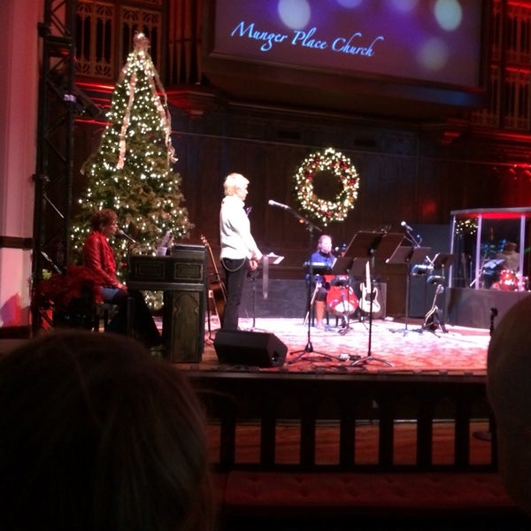 Photo taken at Munger Place Church by Mike O. on 12/15/2013