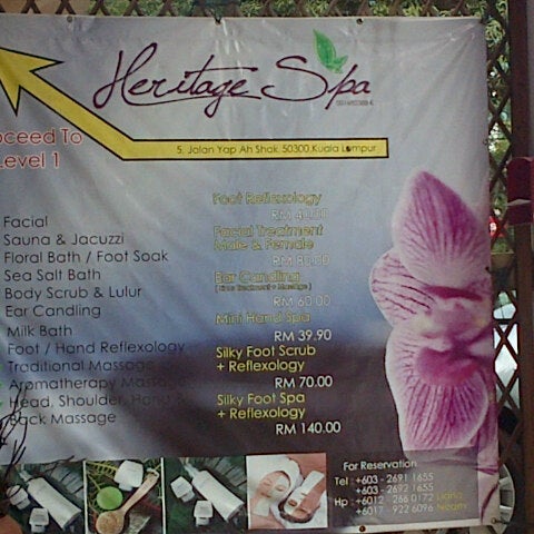 Heritage Spa - Spa in Kuala lumpur