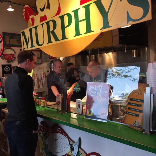 Photo taken at Murphy&#39;s Red Hots by Angie G. on 5/19/2018