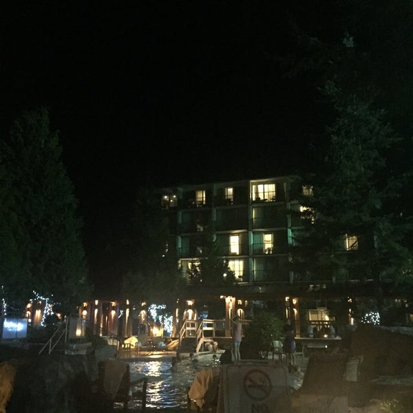 Photo taken at Harrison Hot Springs Resort &amp; Spa by Holly G. on 8/9/2015