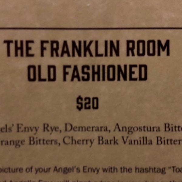 รูปภาพถ่ายที่ The Franklin Room โดย Ryan J. เมื่อ 9/7/2019