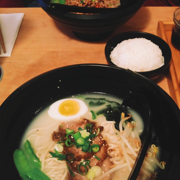 If you are expecting an authentic Japanese ramen and gyoza, you won't be very happy here.