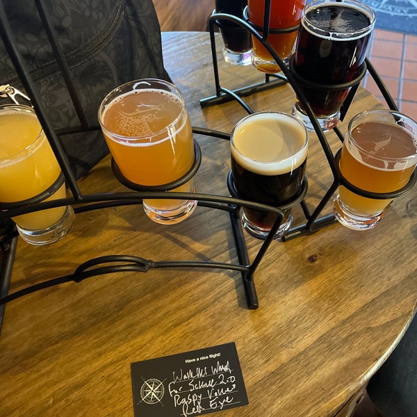 Photo taken at Destination Unknown Beer Company by Addison on 4/2/2022