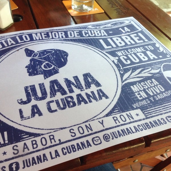 รูปภาพถ่ายที่ Juana La Cubana โดย Esteban R. เมื่อ 9/23/2014