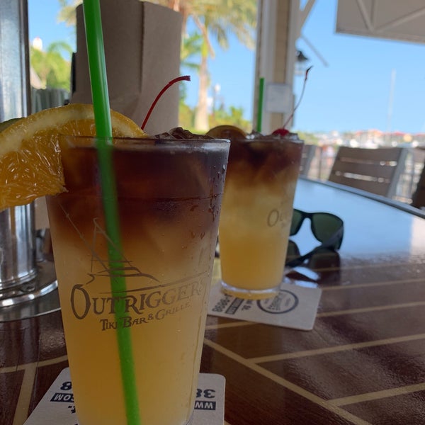 Photo taken at Outriggers Tiki Bar and Grille by Rusty P. on 9/26/2019