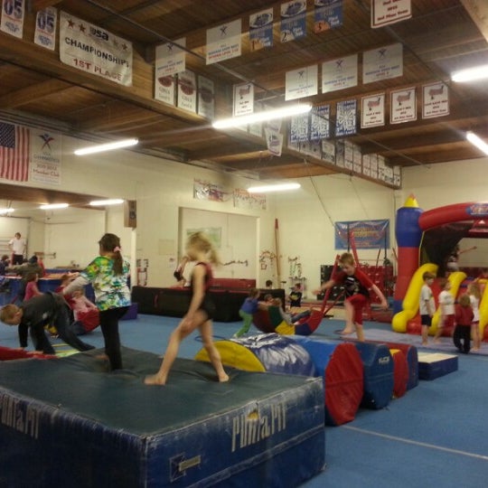 Photo taken at Mismo Gymnastics by Jake Z. on 1/5/2013