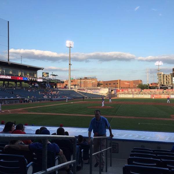 Photo taken at ONEOK Field by Simon L. on 4/26/2016