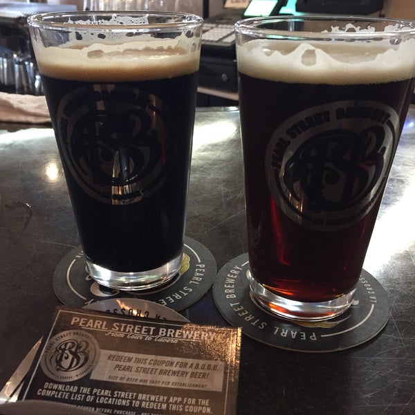 Photo taken at Pearl Street Brewery by Andrew on 6/2/2018