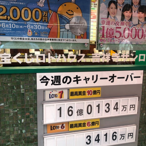 宝くじロトハウス 吉祥寺サンロード店 武蔵野 27人の訪問者 宝くじロトハウス 吉祥寺サンロード店 武蔵野 27人の訪問者