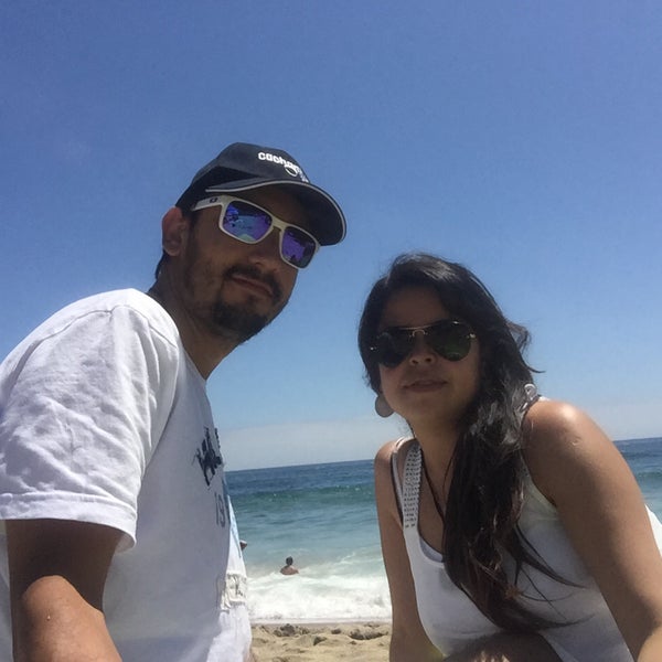 Photo taken at Playa Grande Quintay by Catalina C. on 2/21/2015