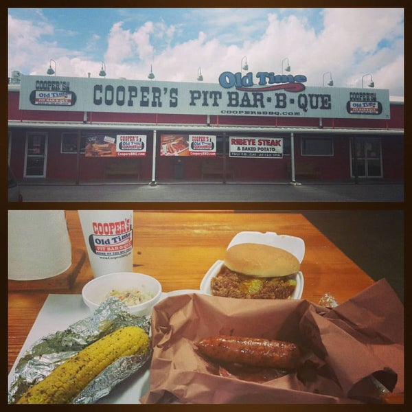 Photo taken at Cooper&#39;s Old Time Pit Bar-B-Que by Brandi M. on 9/16/2015