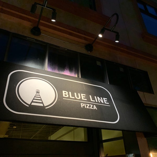 Photo taken at Blue Line Pizza by Jason M. on 5/26/2019