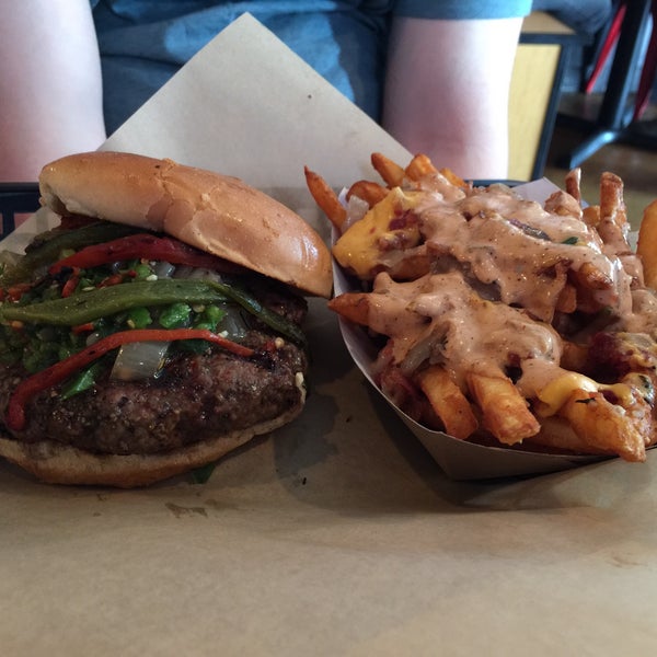 Photo taken at G Burger by Briana R. on 2/7/2015