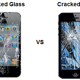 We typically have two prices for phone screen repair: glass-only and LCD (which also replaces the glass).  Glass-only repair can be substantially cheaper.