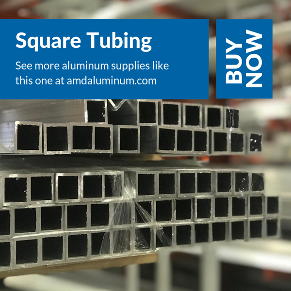 #Aluminum #SquareTubing in 6061 and 6063 alloy. Best priced square tubes in South Florida - Call AMD Supply today at (786) 671-0700