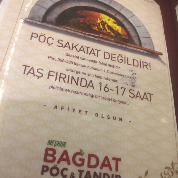 Das Foto wurde bei Bağdat Pöç Tandır von Verda S. am 1/31/2019 aufgenommen