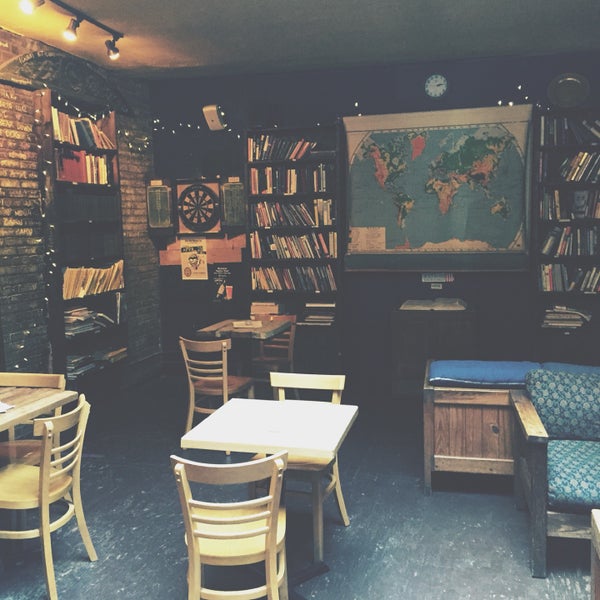 Bar in the front, library in the back. Take a seat and study the great west coast inspired beer menu.