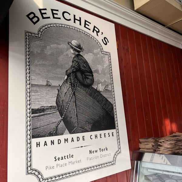 Photo taken at Beecher&#39;s Handmade Cheese by Piyush A. on 11/21/2021