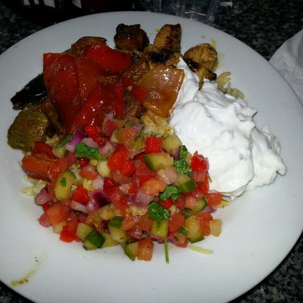 Photo taken at Yamas Mediterranean Grill by Debby G. on 4/25/2013