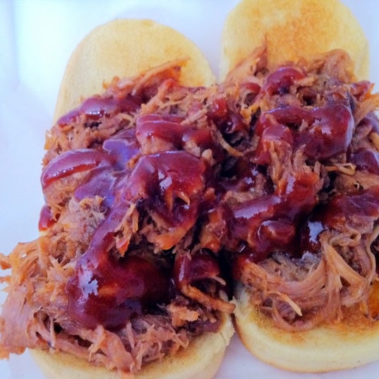 Pulled pork sliders are very good while enjoying football on Saturday or Sunday.