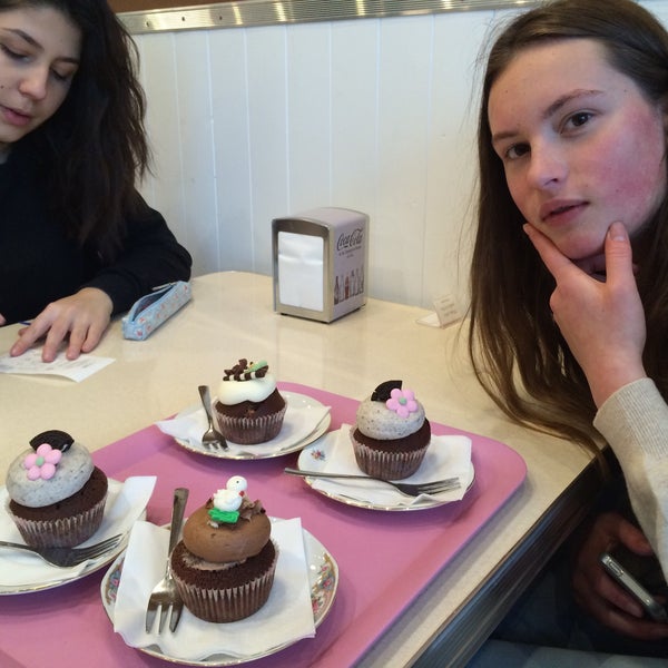 Photo taken at M-Joy Cupcakes by Pauline S. on 3/23/2016
