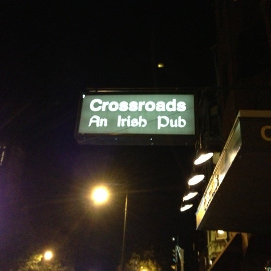 Photo taken at Crossroads Irish Pub by Brett M. on 10/7/2012