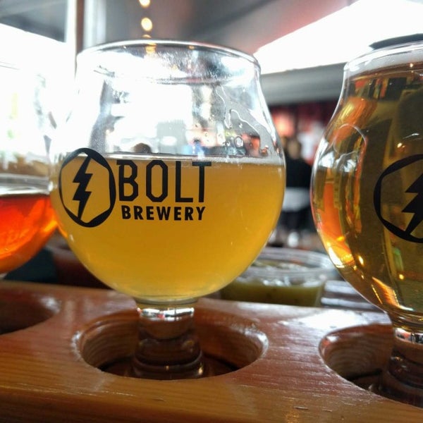 Photo taken at Bolt Brewery by Cherie on 4/26/2017