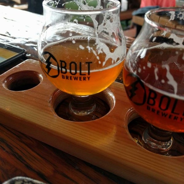 Photo taken at Bolt Brewery by Cherie on 4/26/2017
