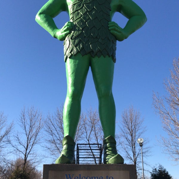 Photo taken at Jolly Green Giant Statue by RoVi on 4/25/2018