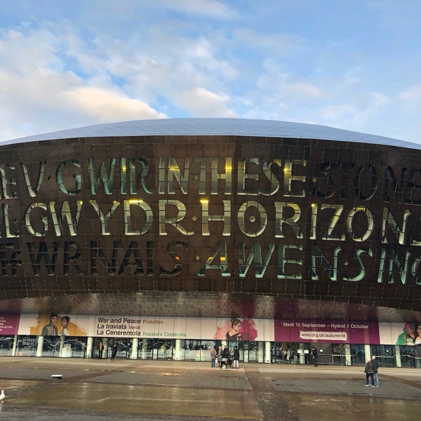 Photo taken at Wales Millennium Centre by Andrey K. on 8/24/2018
