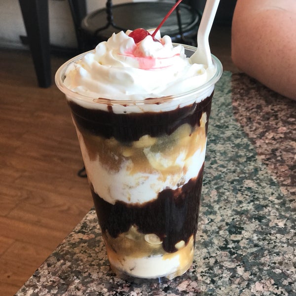 Snickers sundae is a tasty heart attack in a glass!