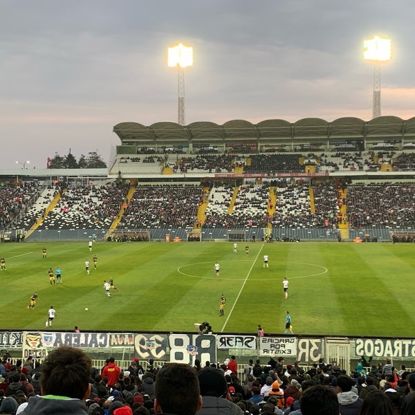 Снимок сделан в Estadio Monumental David Arellano пользователем David M. 7/28/2019