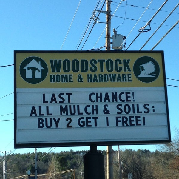 Photo taken at Woodstock Home &amp; Hardware by Michael H. on 11/25/2013