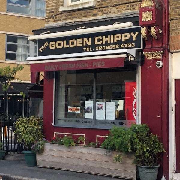 Golden Chippy Fish & Chips Shop in London