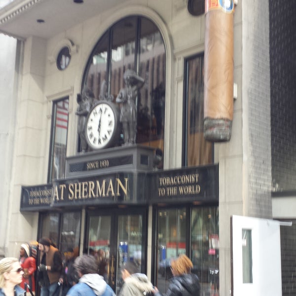 A classic cigar store with a gentleman's flare, a great selection and wonderful staff. The historic flagship of the Nat Sherman brand