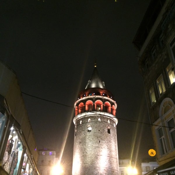 Photo taken at Galata Tower by /Feda on 3/13/2016
