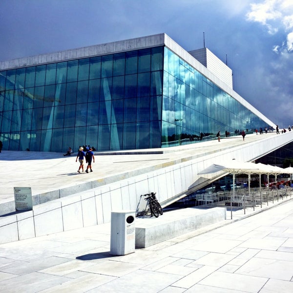Photo taken at Oslo Opera House by Naif AlAamer on 7/15/2015