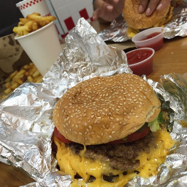 Photo taken at Five Guys by Haitham on 8/26/2016