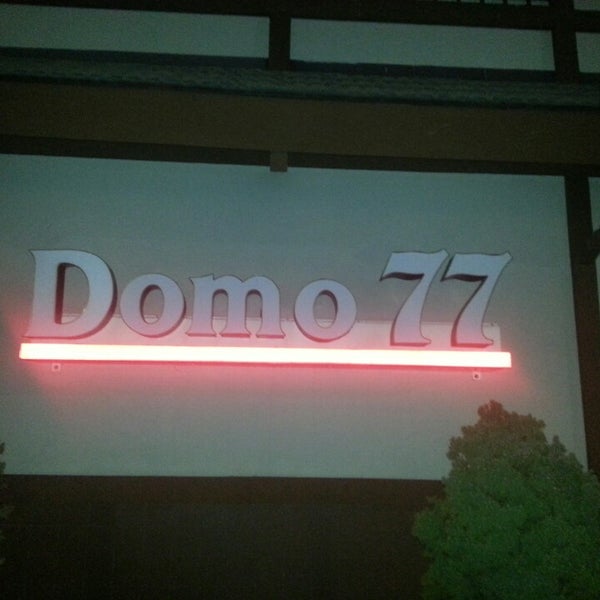 Photo taken at Domo 77 Steak House by Precious on 4/9/2013